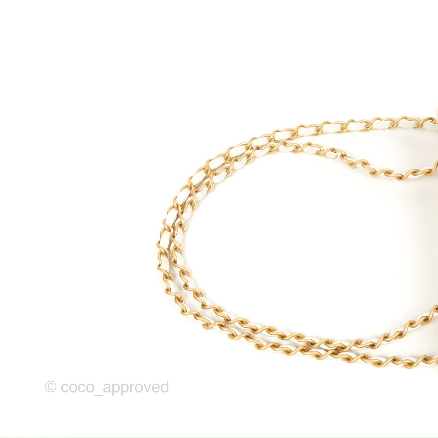 Chanel Small Tweed Flap Bag White Aged Gold Hardware