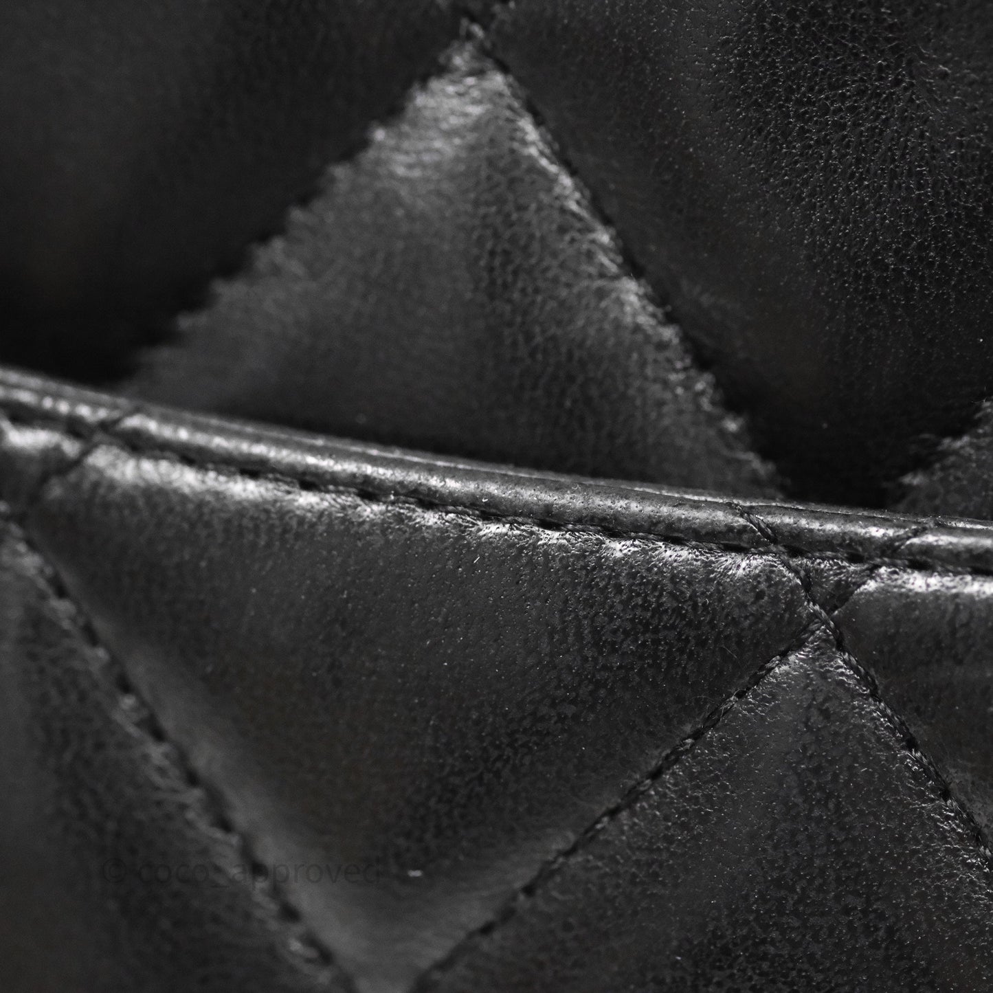 Chanel Jumbo Single Flap Black Lambskin Silver Hardware