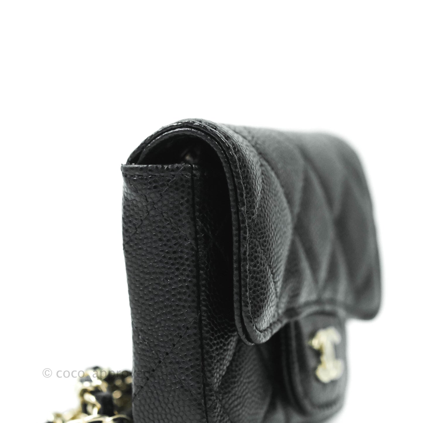 Chanel Classic Belt Bag Black Caviar Gold Hardware