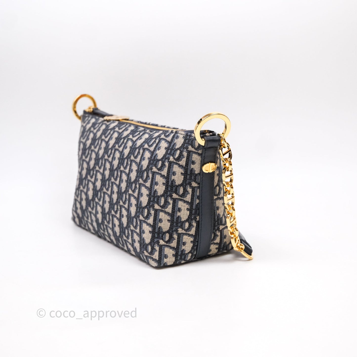 Christian Dior Oblique Star Chain Hobo Bag