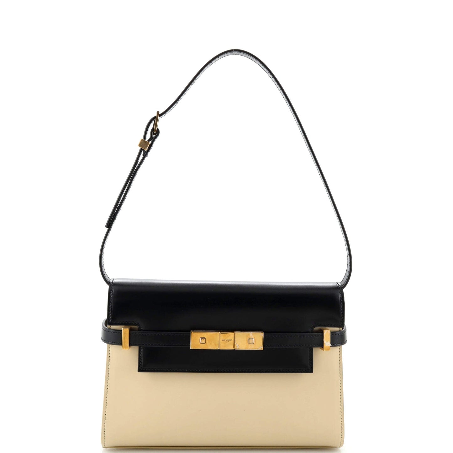 Luxury Saint Laurent Manhattan Shoulder Bag Leather Small