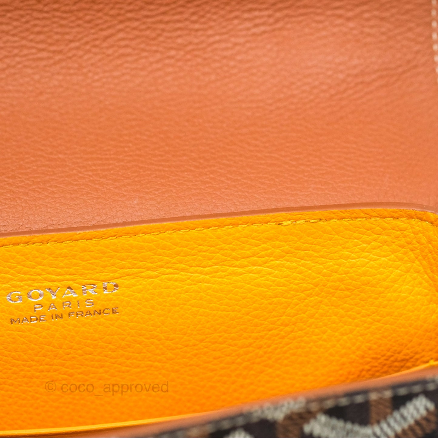 Goyard Saïgon Mini Bag Tan Goyardine Canvas/Chevroches Calfskin