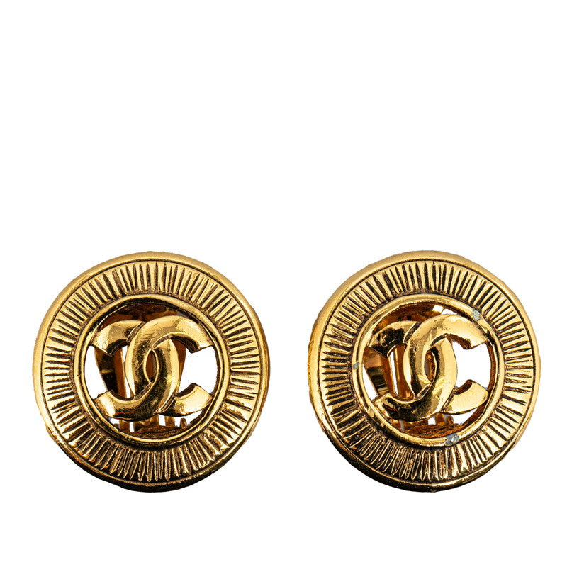 Chanel Coco Round Circle Earring G   Chanel