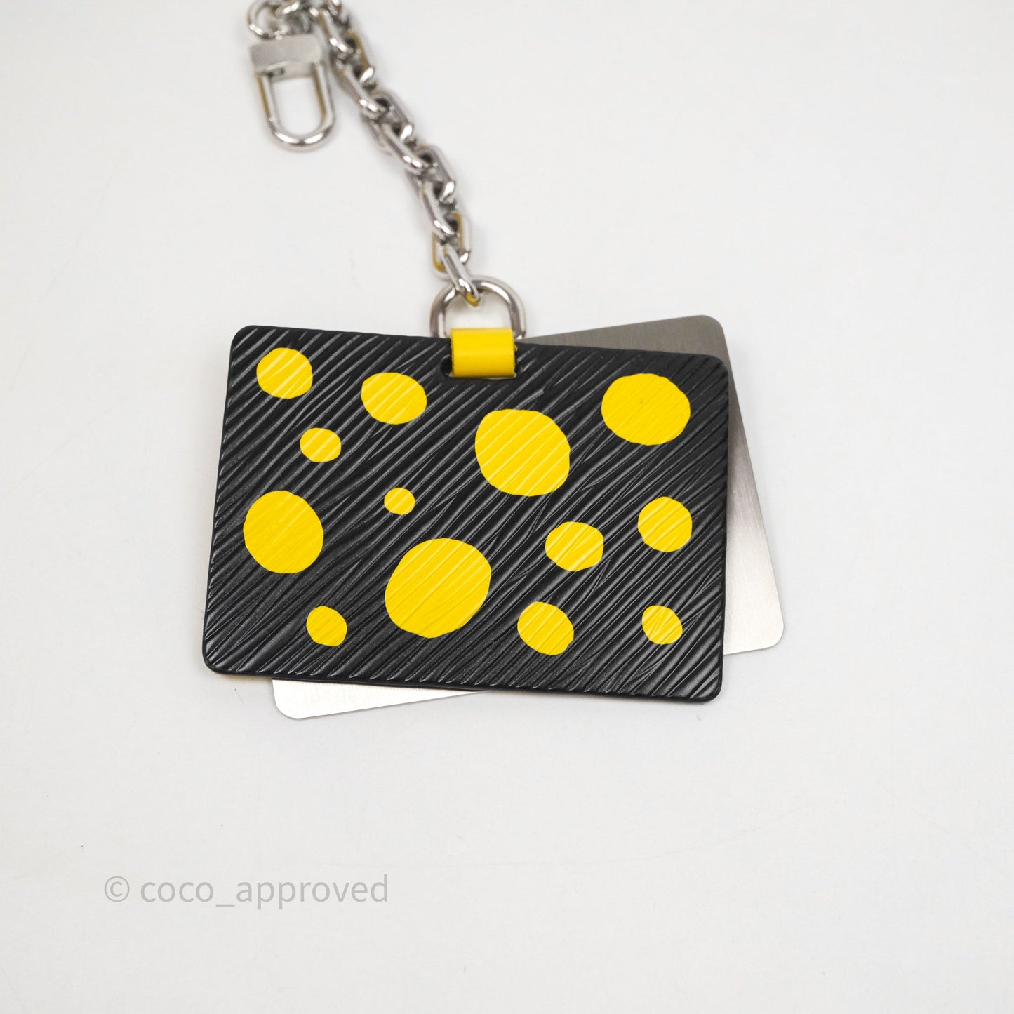 Louis Vuitton x Yayoi Kusama Epi Marellini Bag Infinity Dots Yellow Silver Hardware