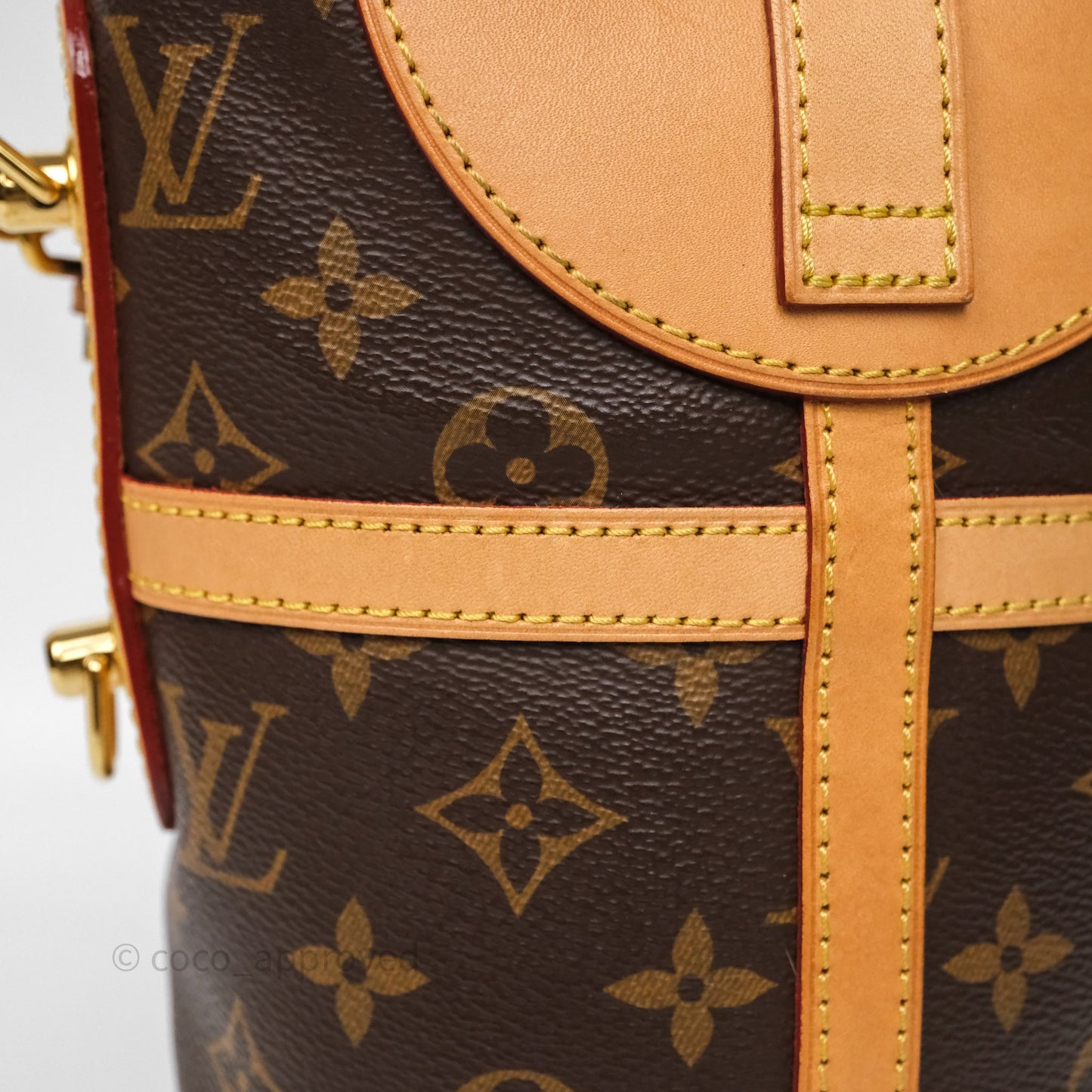 Louis Vuitton Duffle Bucket Bag Monogram Canvas