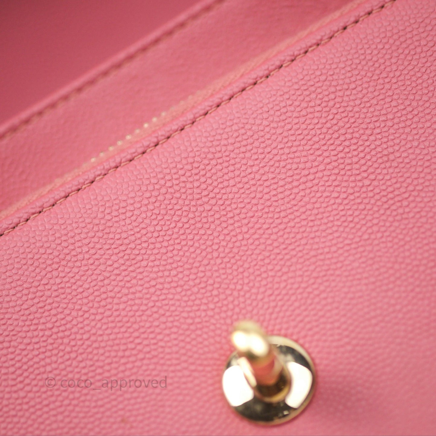 Chanel Quilted Medium Business Affinity Flap Rose Pink Caviar Gold Hardware