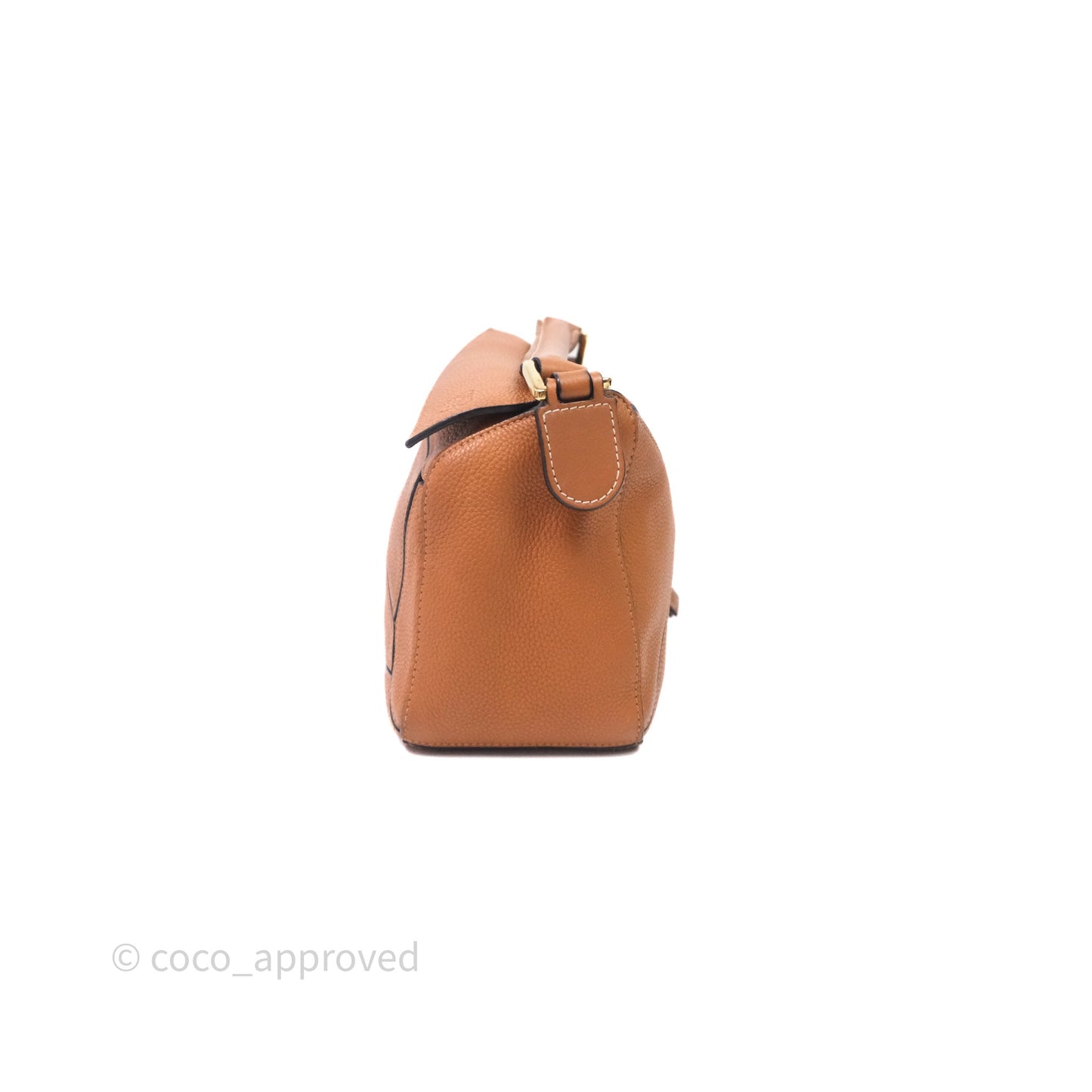 Loewe Small Puzzle Bag Tan Calfskin