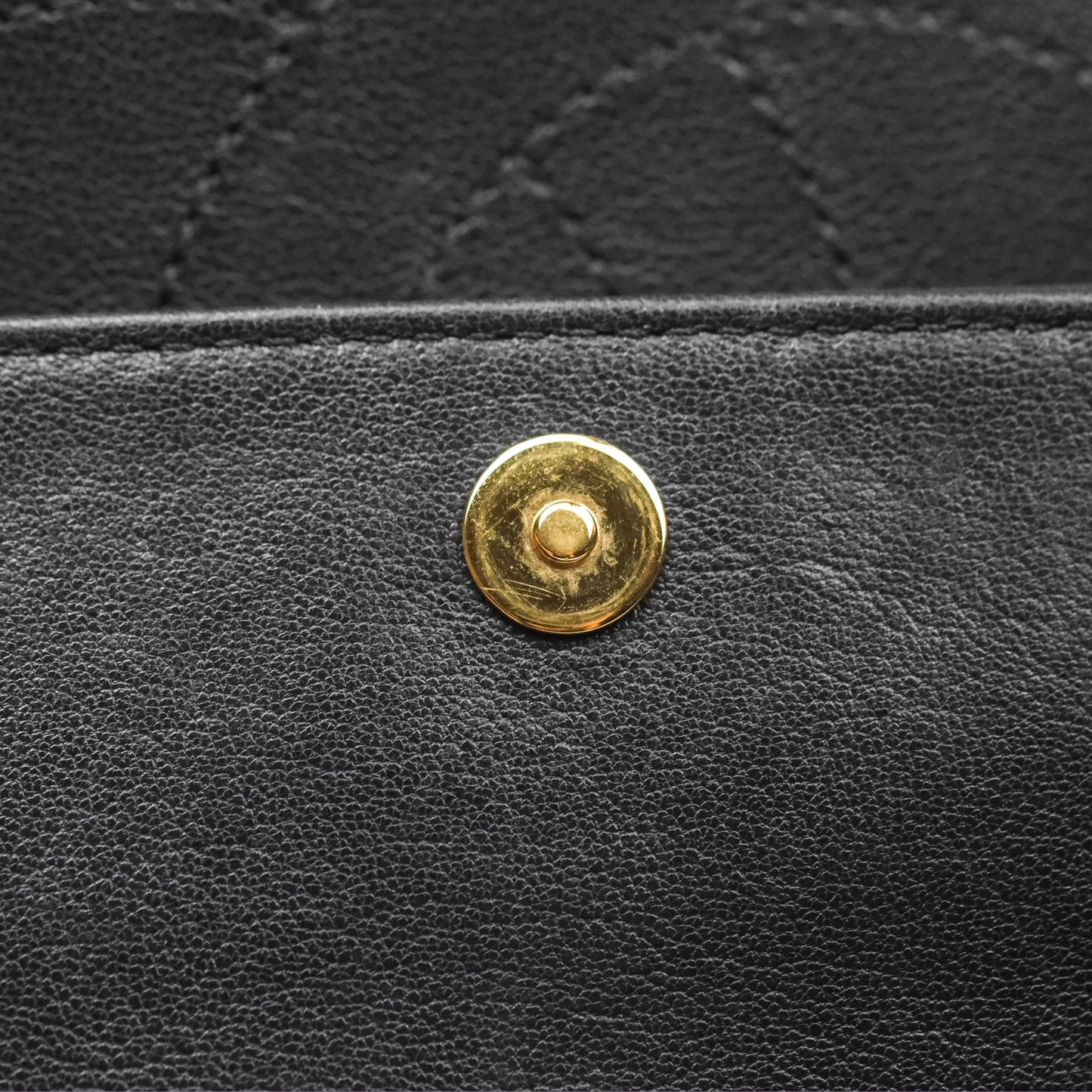 Chanel Mademoiselle Flap Bag Black Calfskin Gold Hardware
