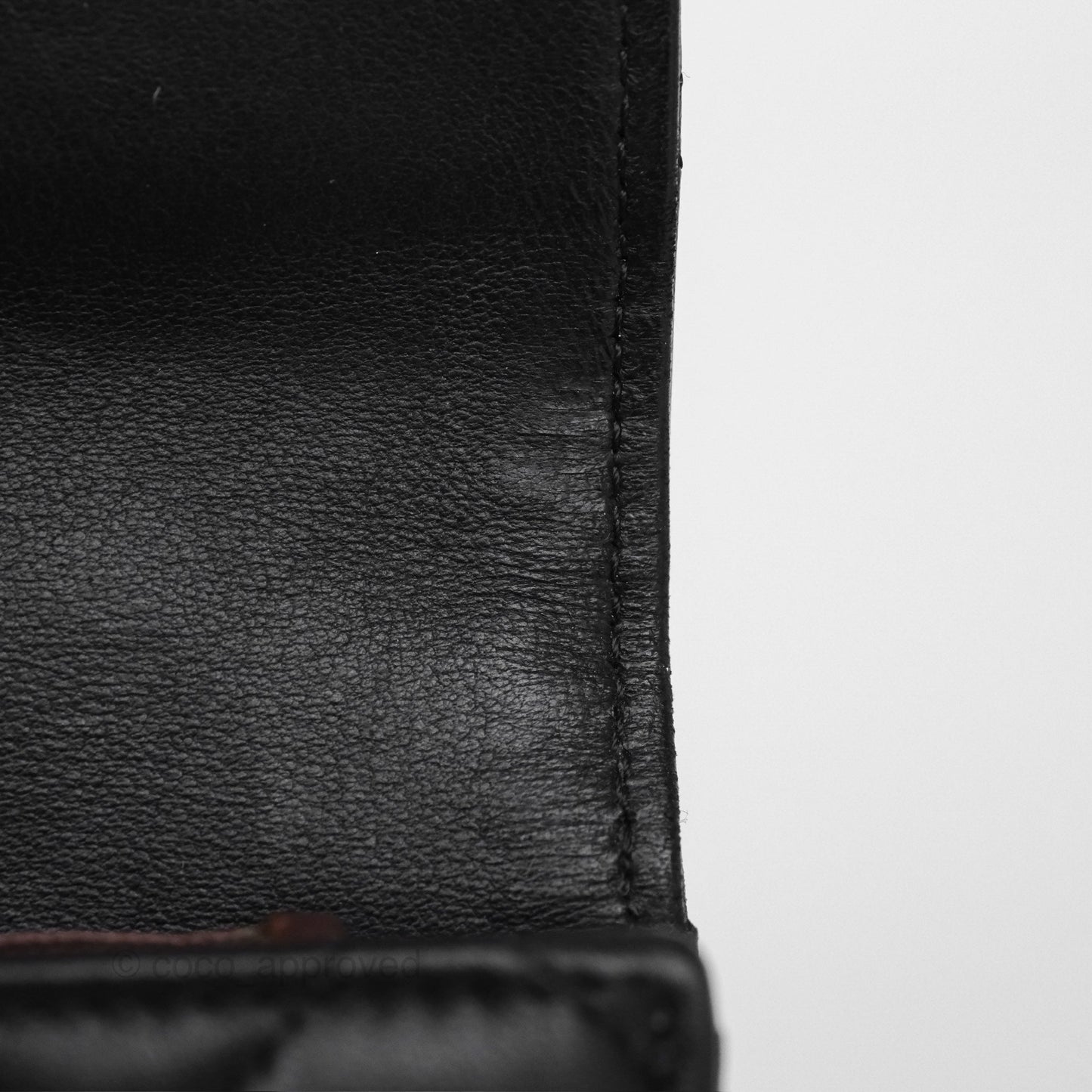 Chanel Classic Quilted Long Wallet Black Lambskin Silver Hardware