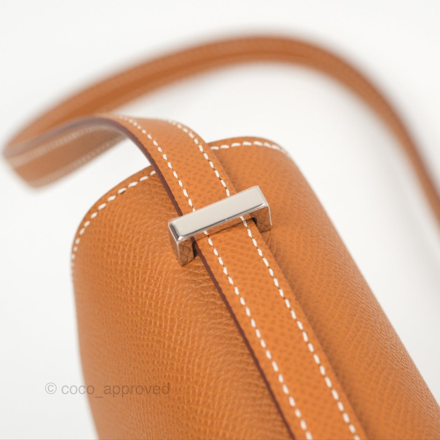 Hermès Constance Mini 18 with Mirror Gold Epsom Palladium Hardware