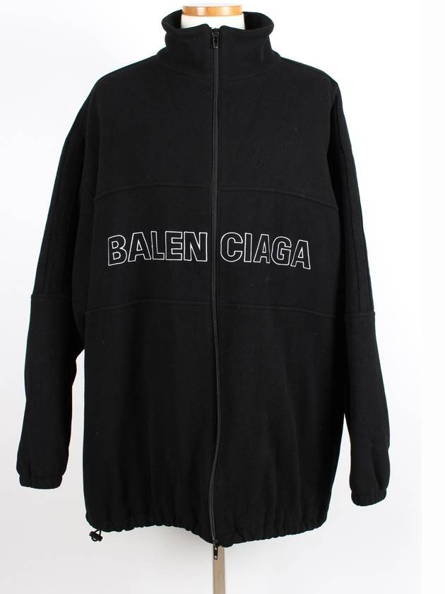 Luxury Balenciaga fleece jacket
