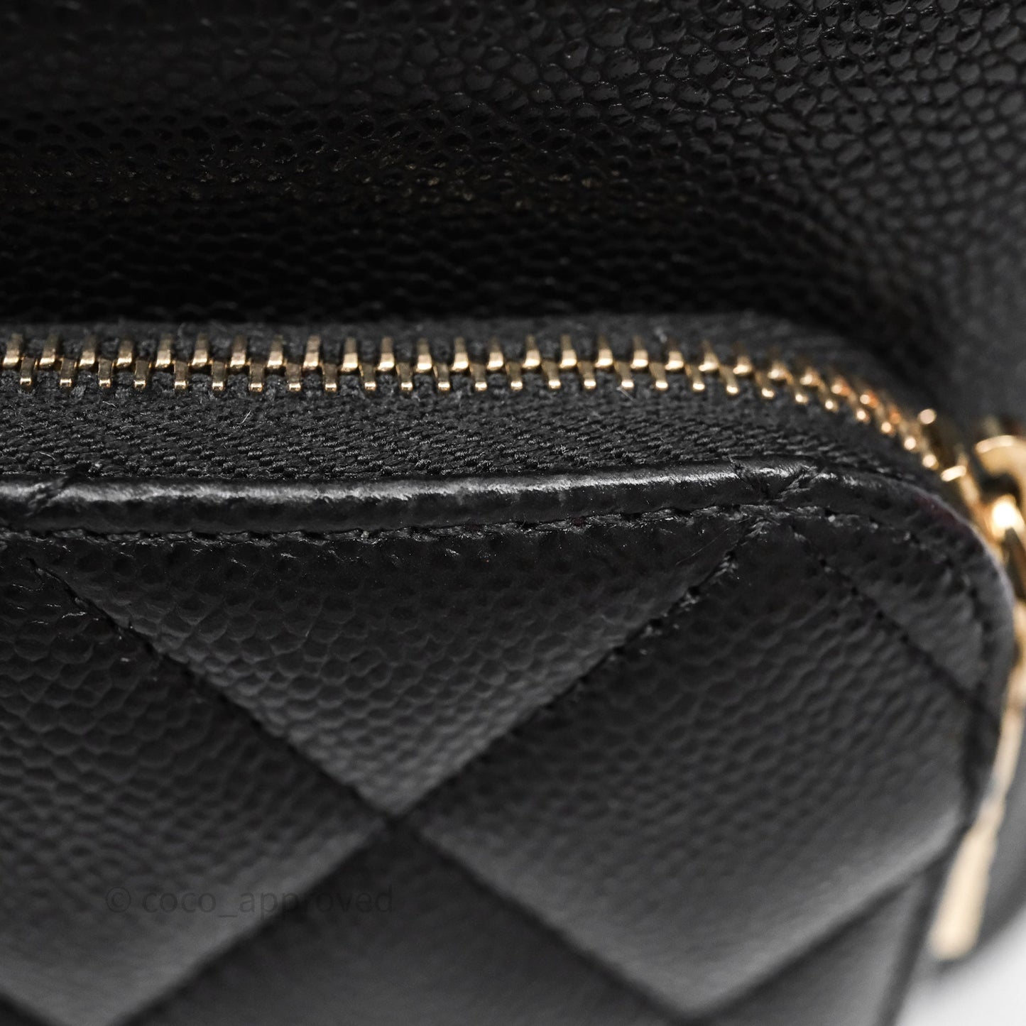 Chanel Business Affinity Drawstring Bucket Bag Black Caviar Gold Hardware