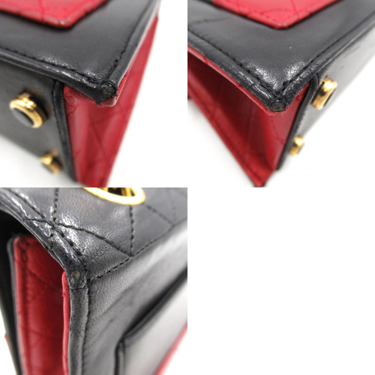 Chanel Matrasse Shoulder Bag Shoulder Bag  Black/Red 1524762