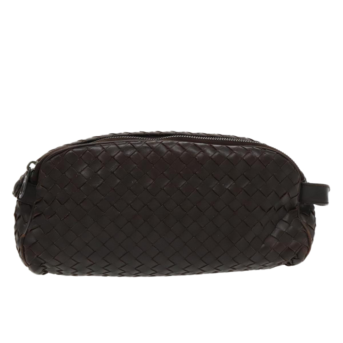 Luxury Bottega Veneta Intrecciato  Leather Clutch Bag ()