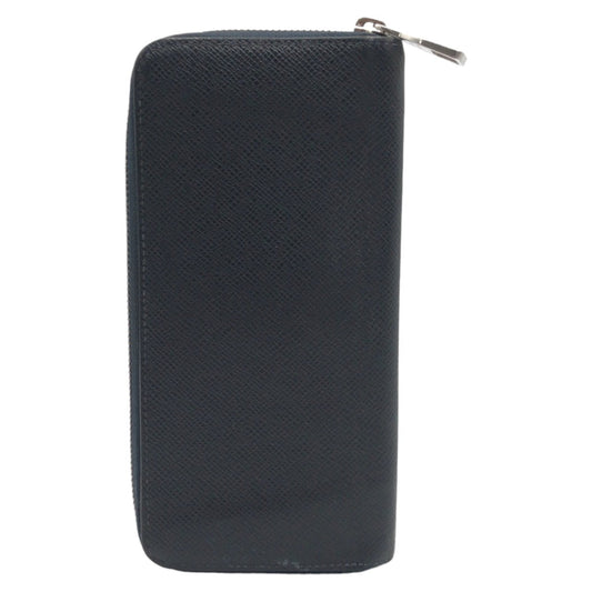 Louis Vuitton Taiga Zippy Wallet Vertical Black Leather