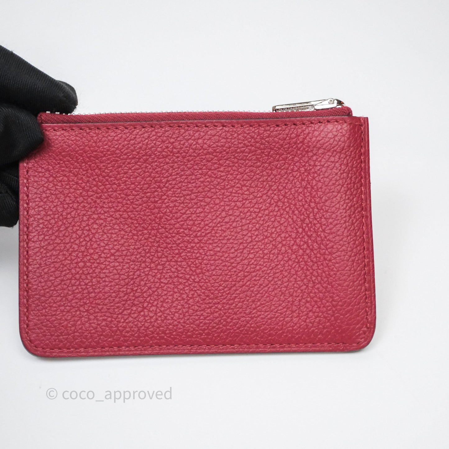 Hermès Roulis Slim Wallet Rouge H 55 Evercolor Palladium Hardware
