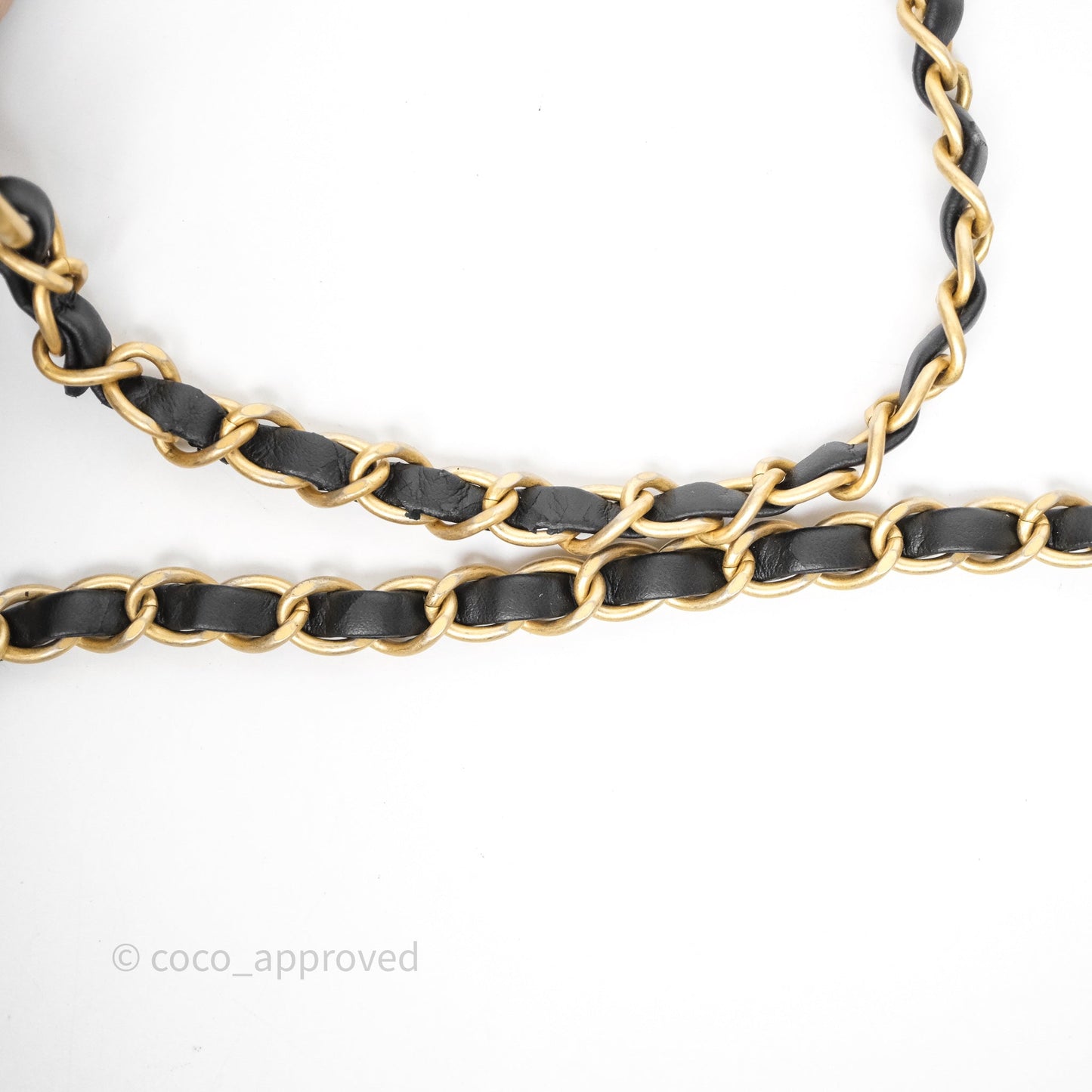 Chanel Quilted Medium CC Filigree Vanity Case Beige Black Caviar Aged Gold Hardware