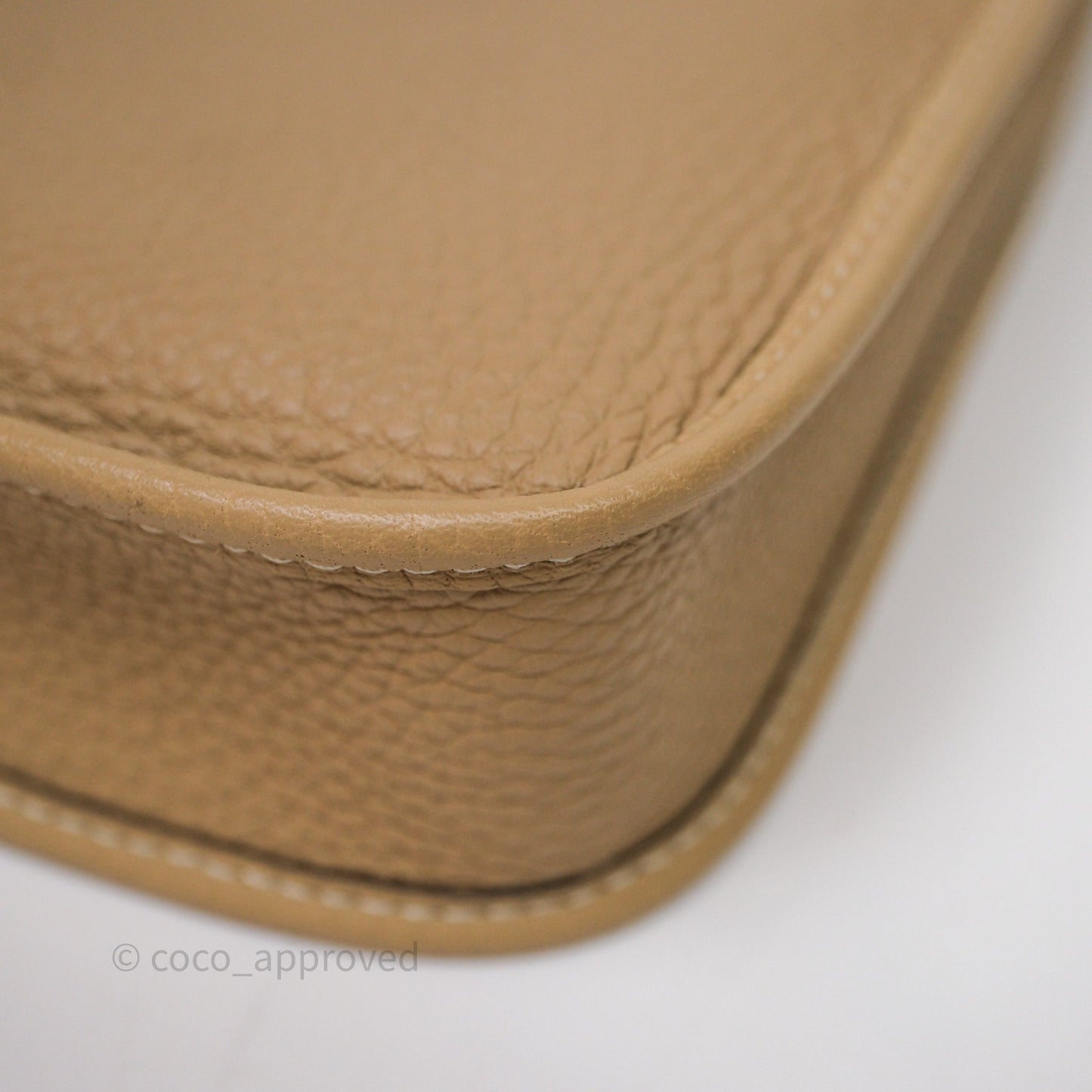 Hermès Mini Evelyne 16 Trench S2 Clemence Gold Hardware