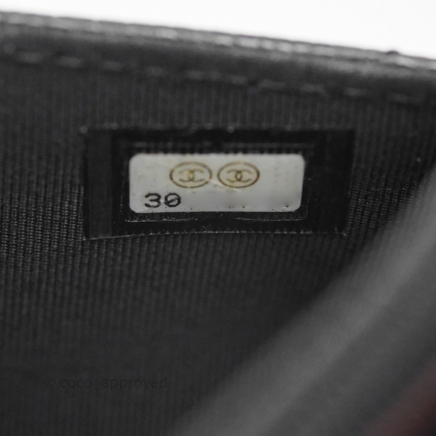 Chanel Classic Wallet On Chain WOC Quilted Black Caviar Gold Hardware