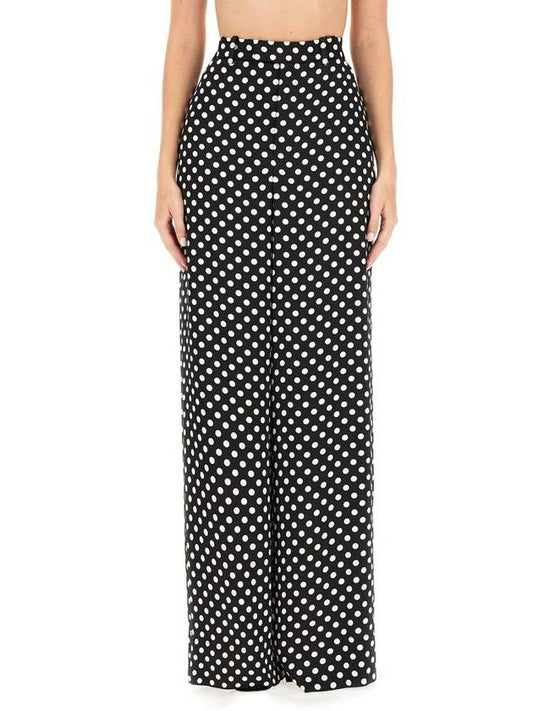 Luxury Saint Laurent Satin Dot Trousers 744389Y6G761095 B0270441252