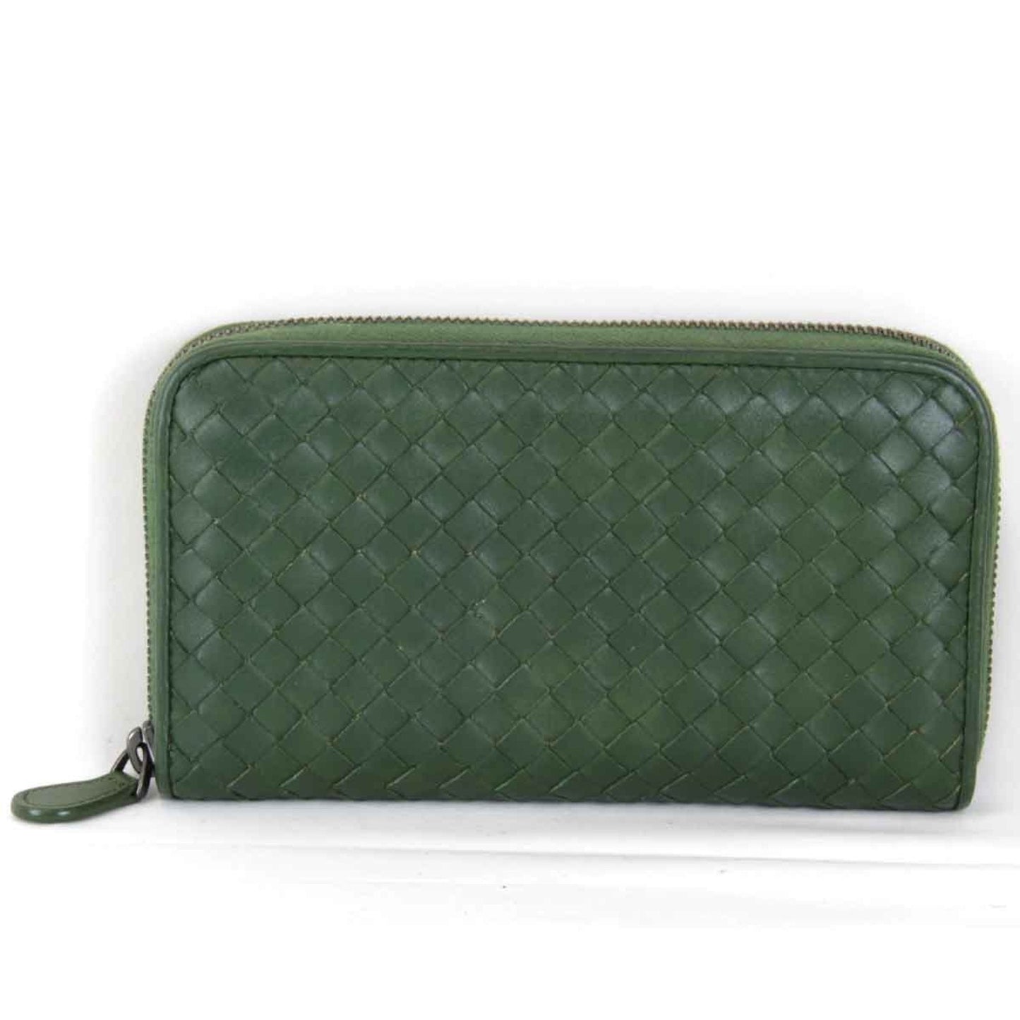 Luxury Bottega Veneta Intrecciato  Leather Long Wallet (Bi-Fold) ()