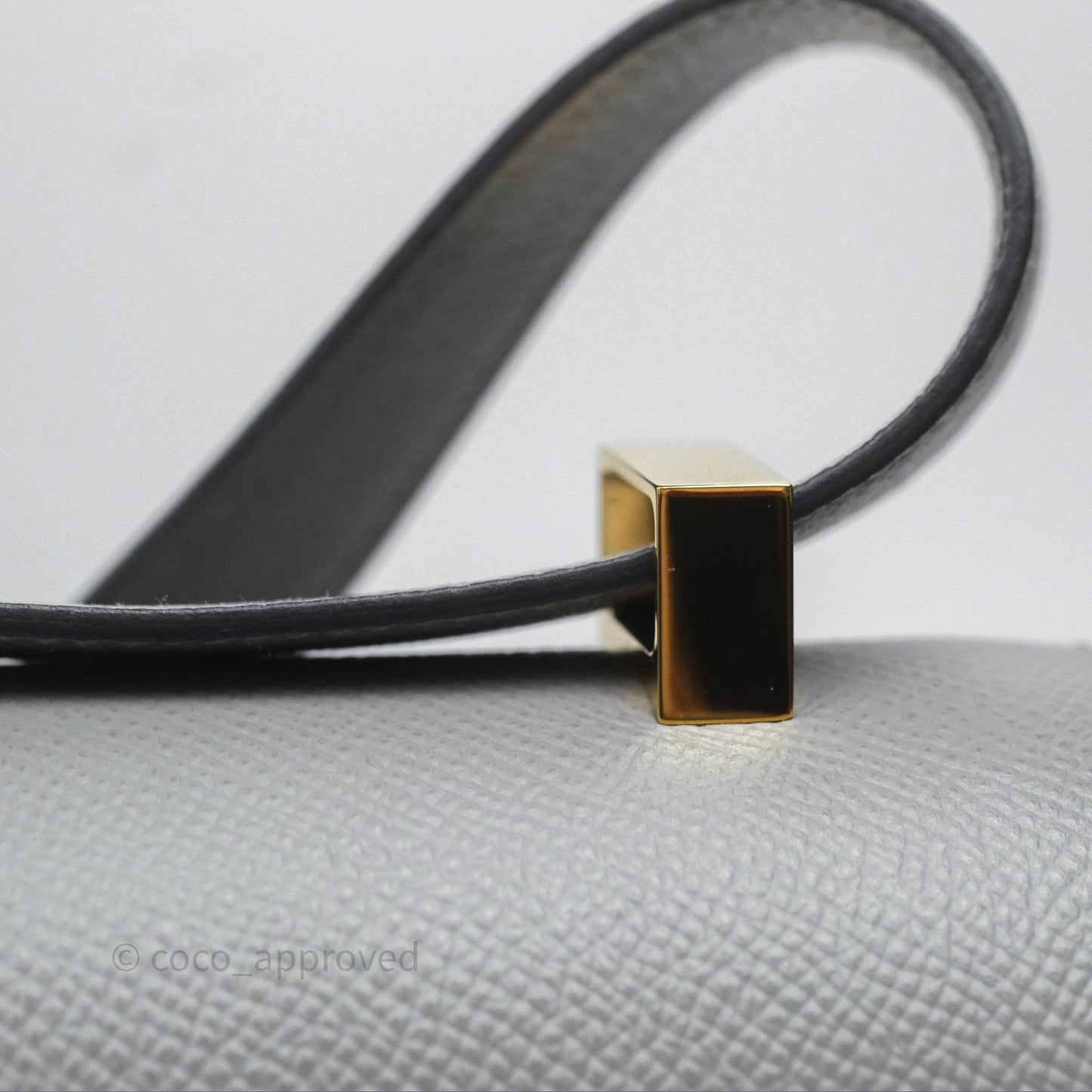 Hermès Constance 24 Gris Mouette 4Z Epsom Gold Hardware