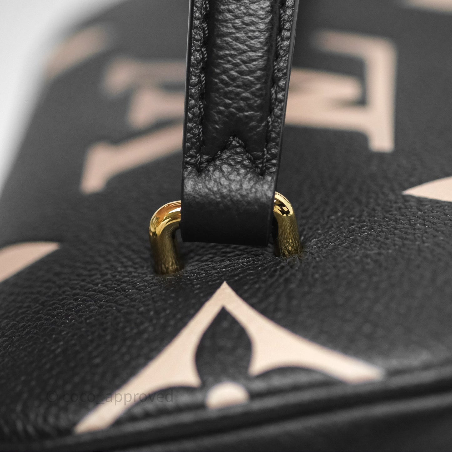 Louis Vuitton Vanity PM Empreinte Monogram Black/ Beige