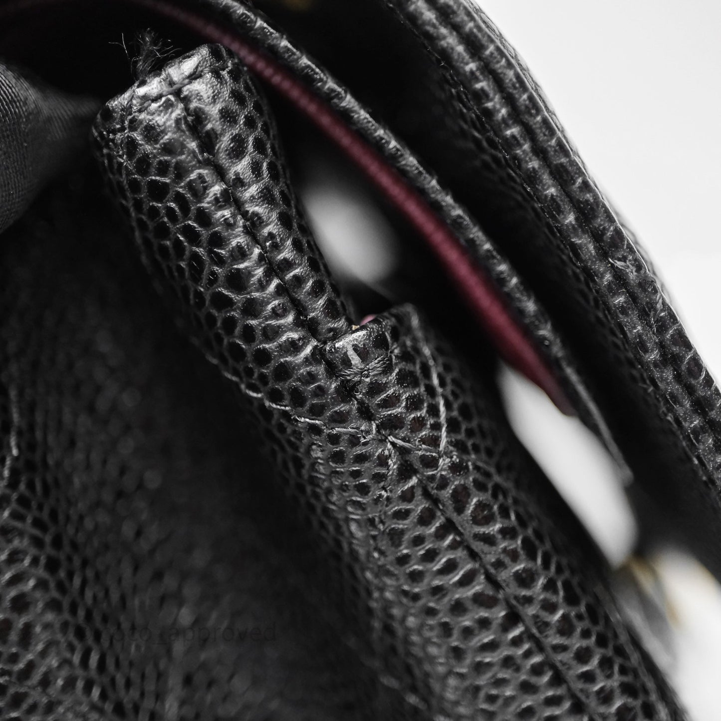 Chanel Classic Medium Flap Quilted Black Caviar Gold Hardware