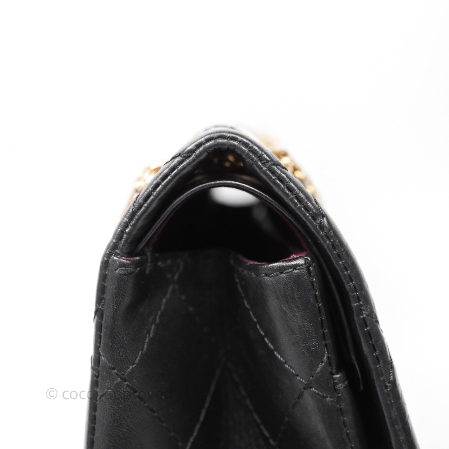 Chanel Reissue 226 Quilted Aged Calfskin Black Aged Gold Hardware