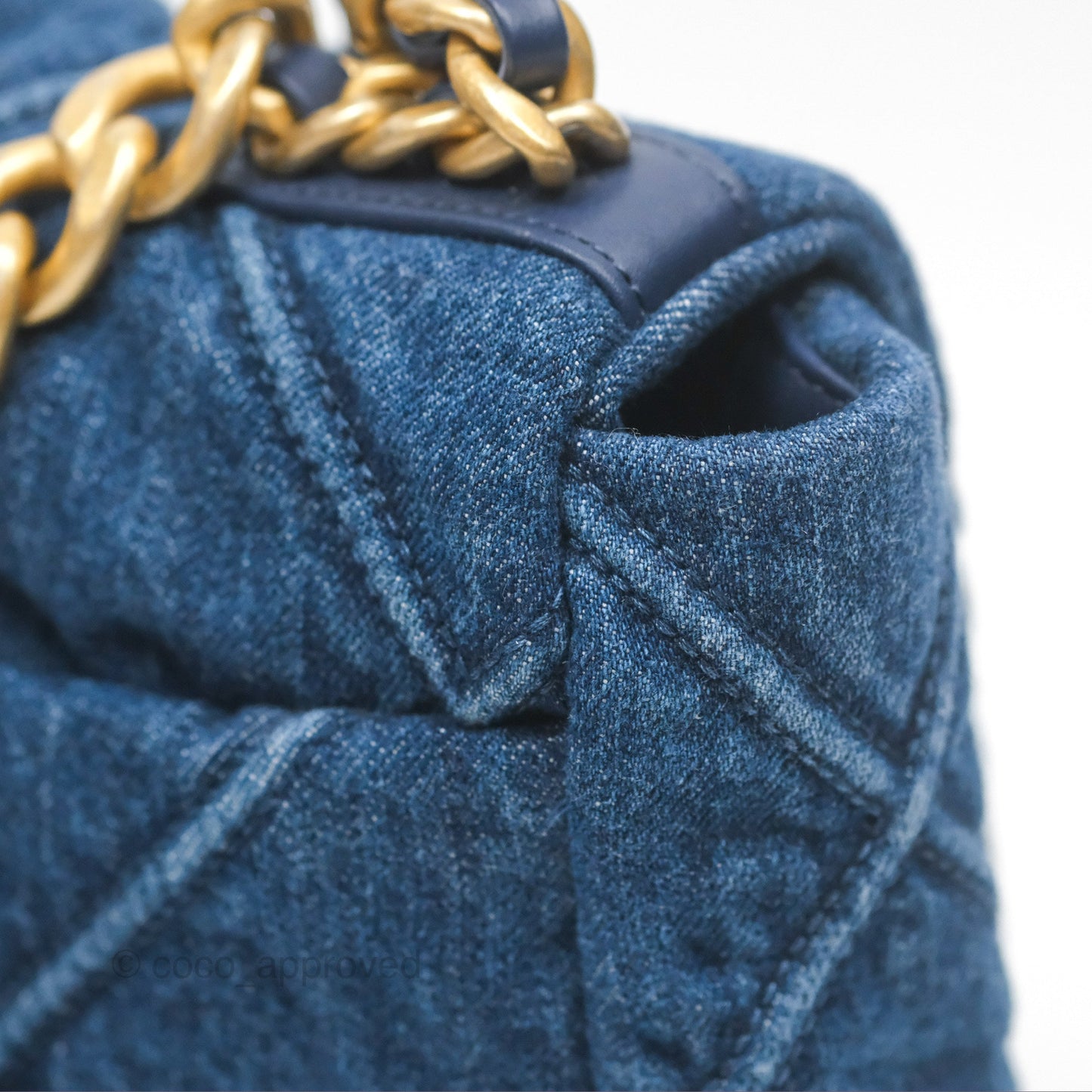 Chanel 19 Small Denim Mixed Hardware