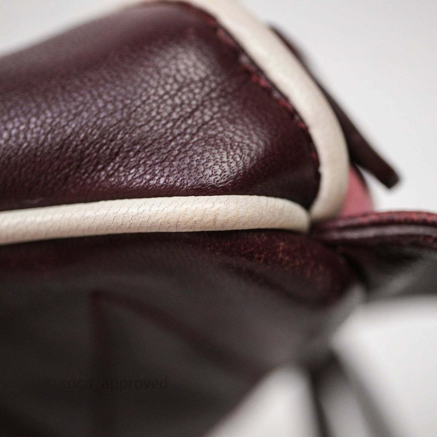 Miu Miu Bumbag Burgundy/Pink Gold Hardware