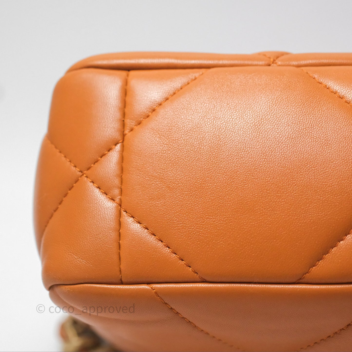 Chanel 19 Small Caramel Mixed Hardware