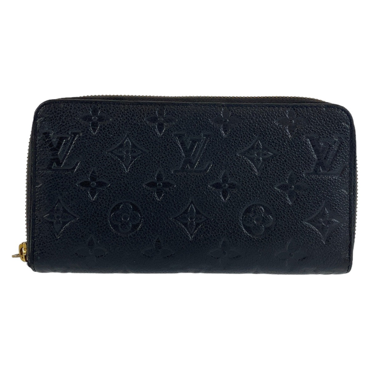 Louis Vuitton Monogram Empreinte Zippy Wallet Black M61864
