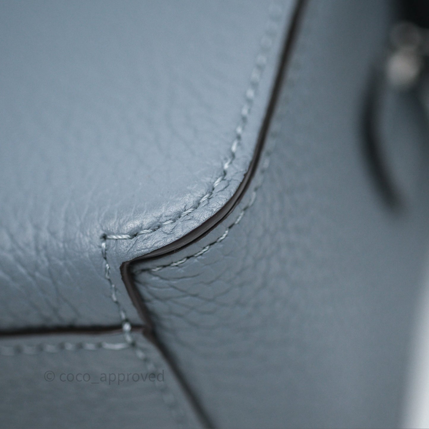 Delvaux Cool Box Nano Taurillon Soft Grained Calfskin Pacific Palladium Hardware
