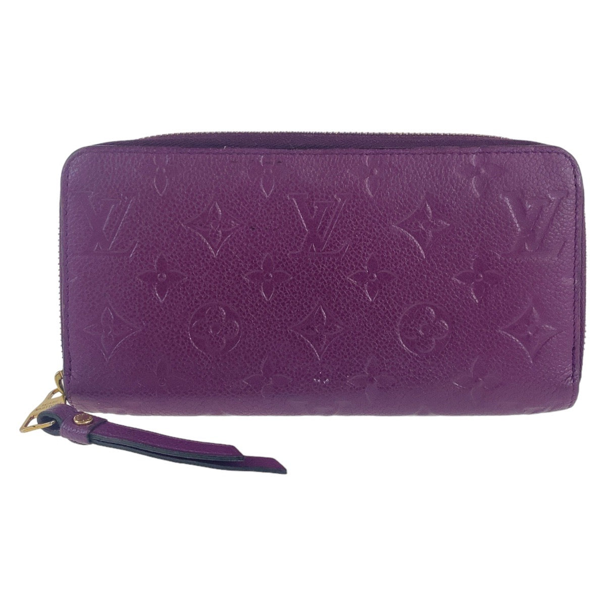 Louis Vuitton Monogram Zippy Wallet Leather