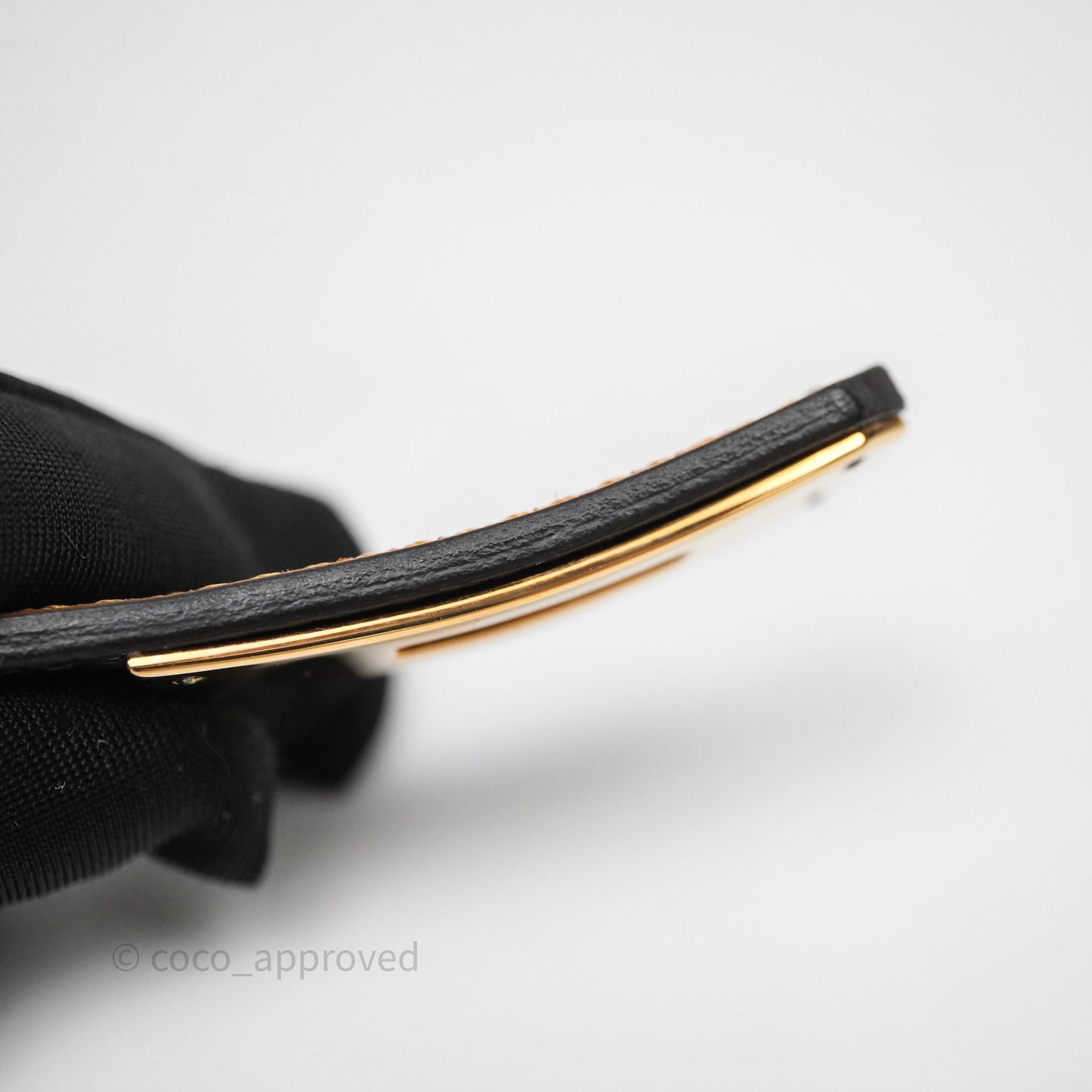 Hermès Kelly 18 Belt Black Epsom Gold Hardware