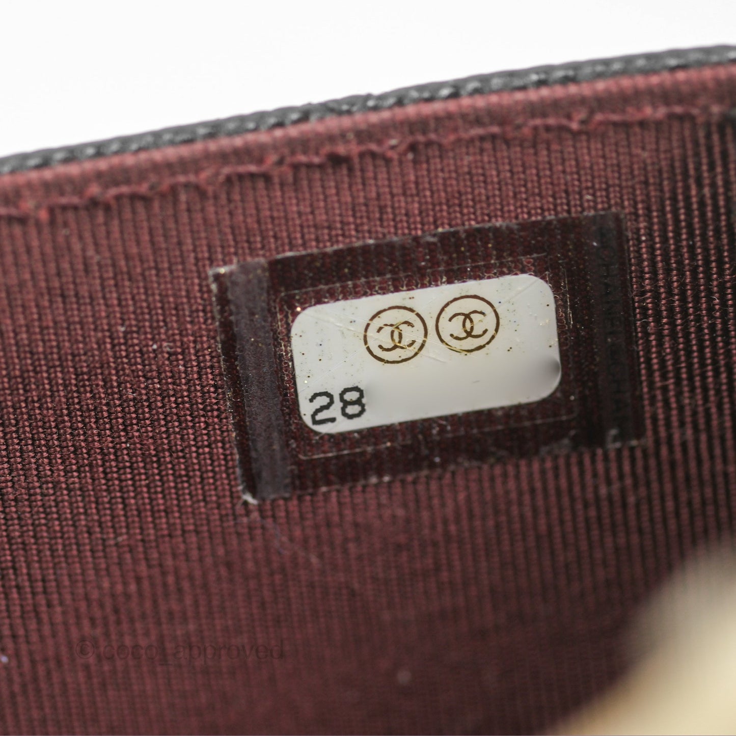 Chanel Square Flap WOC Black Caviar Gold Hardware