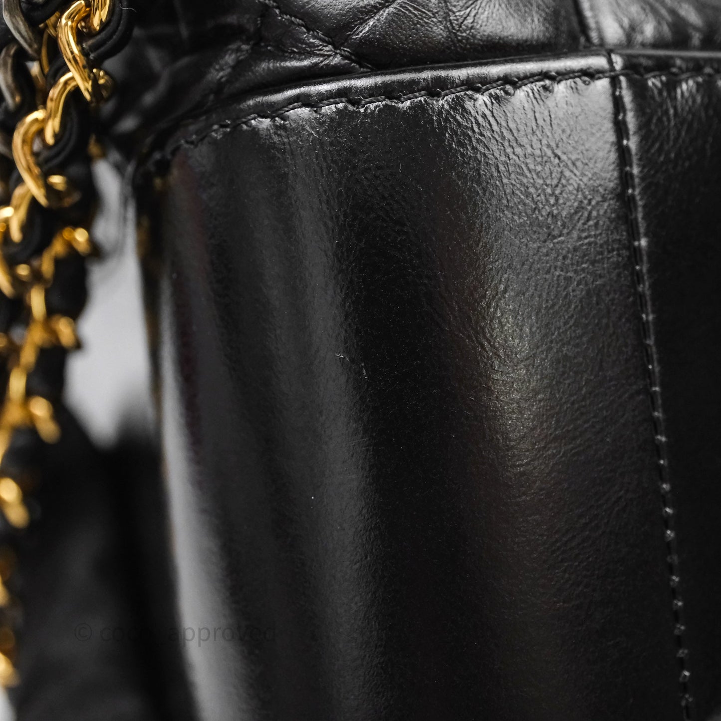 Chanel New Medium Gabrielle Hobo Quilted Black Aged Calfskin