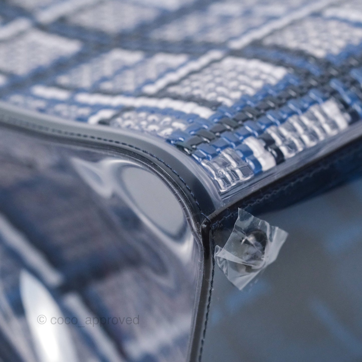 Delvaux Brillant MM Bag PVC Navy