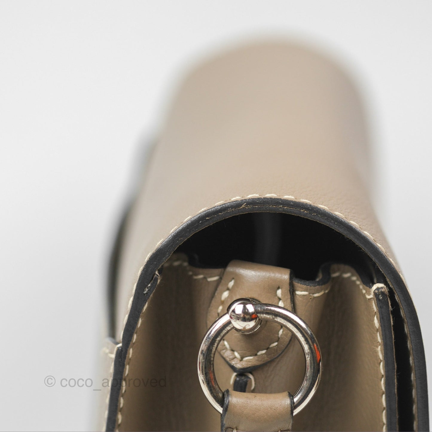 Hermès Roulis 23 Etoupe Evercolor Palladium Hardware