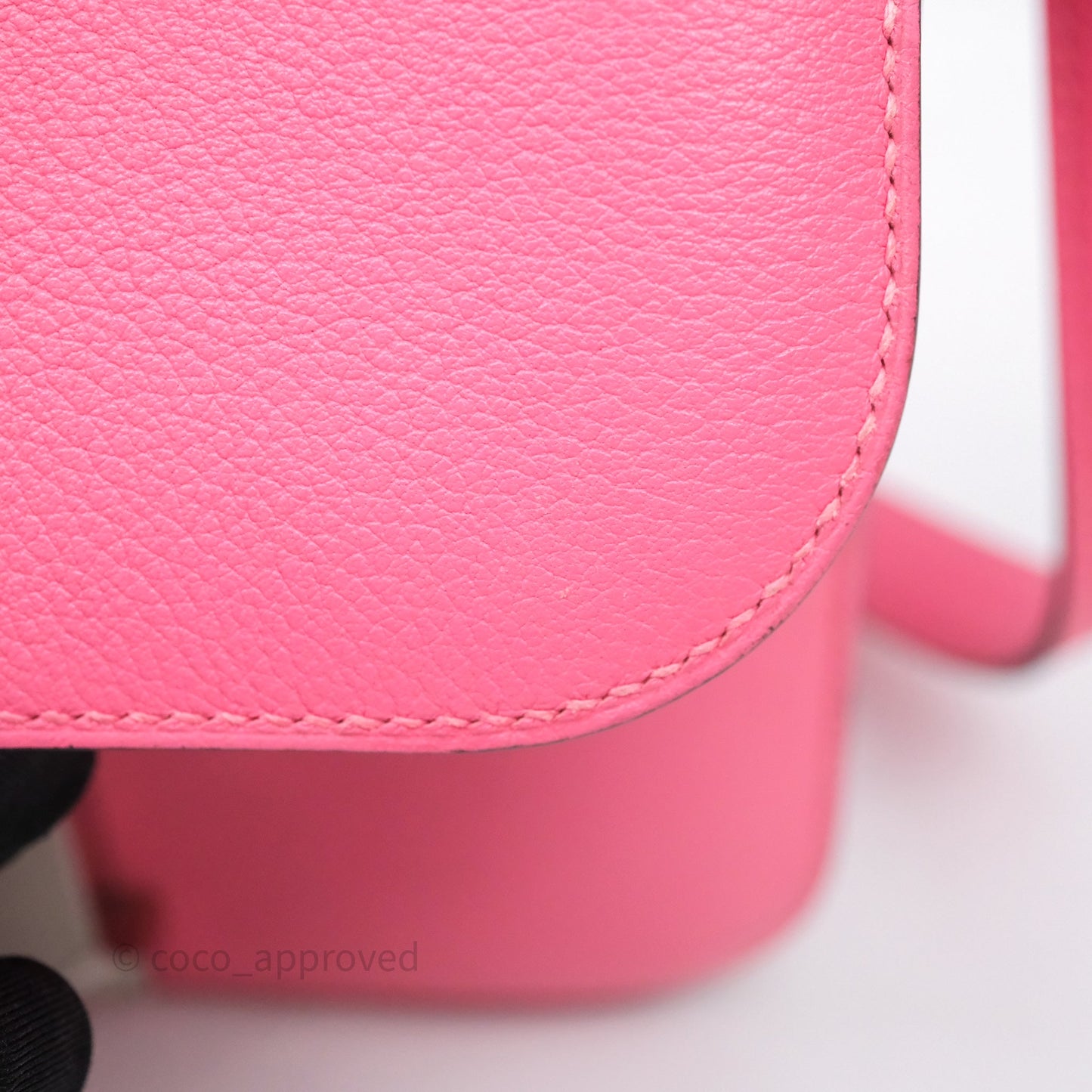 Hermès Constance 24 Rose Azalee 8W Epsom Palladium Hardware