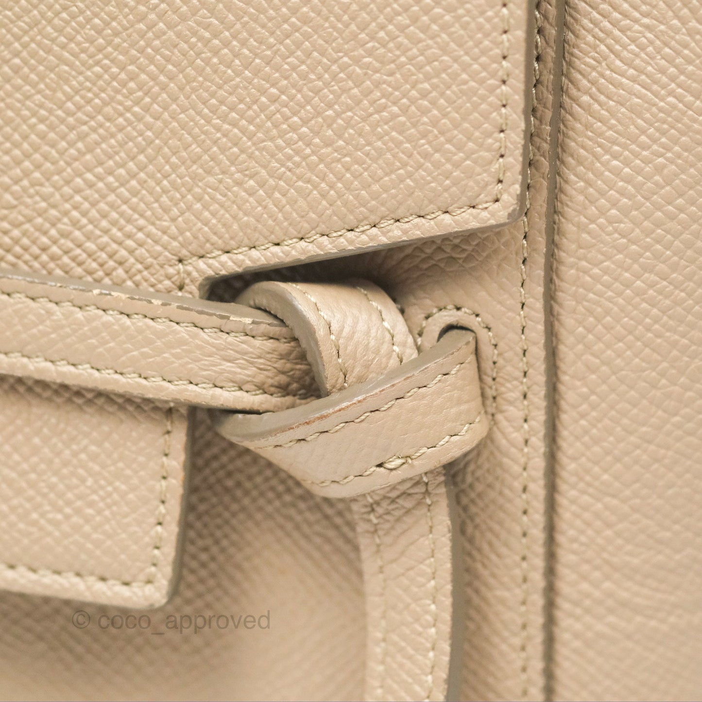 Celine Nano Belt Bag Light Taupe Grained Calfskin Gold Hardware