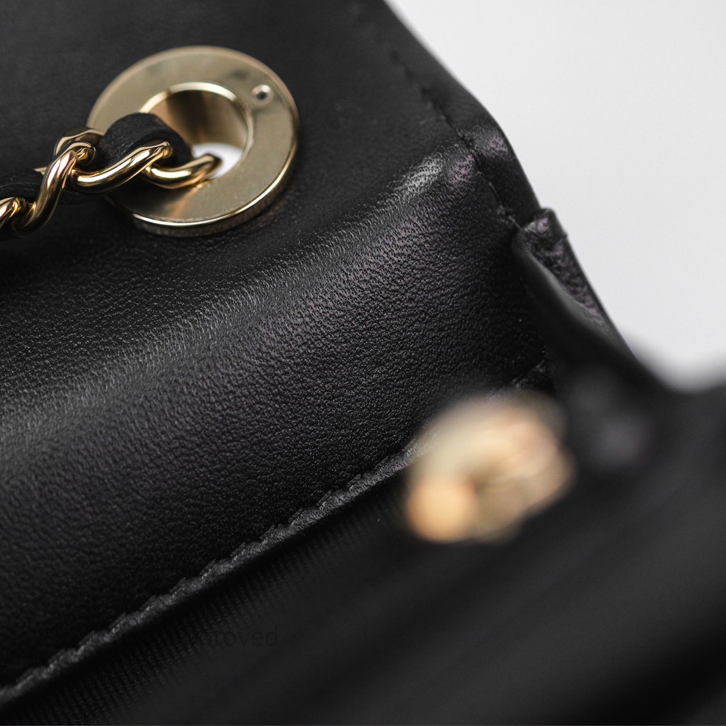 Chanel Trendy CC WOC Wallet on Chain Black Lambskin Gold Hardware