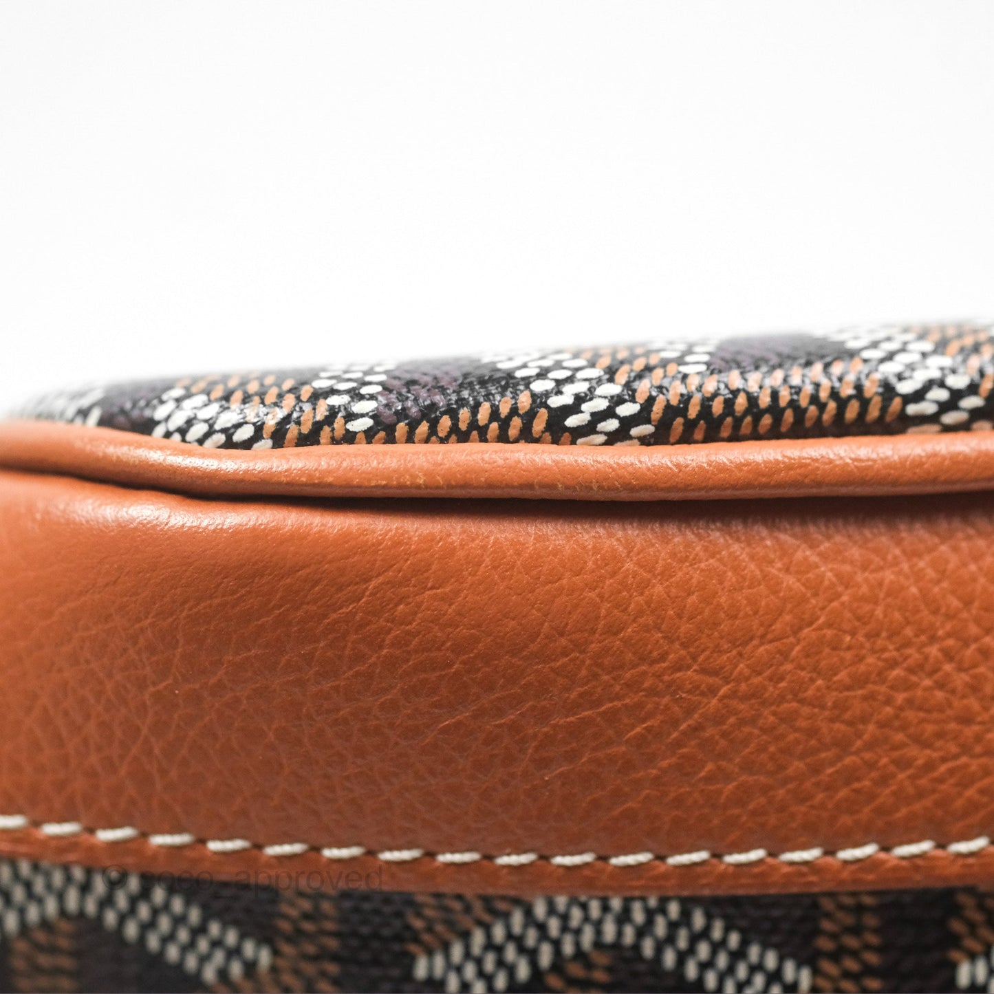 Goyard Petit Flot Bucket Bag Black & Tan Goyardine