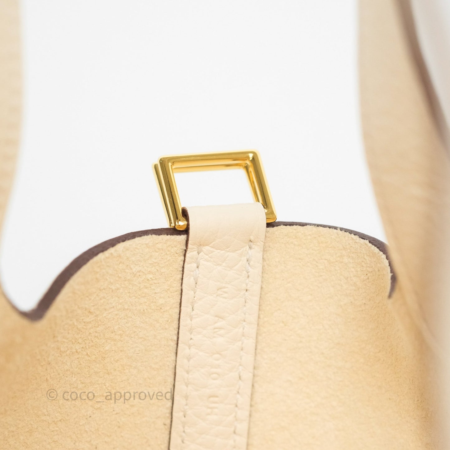 Hermès Picotin Lock 18 Nata I2 Clemence Gold Hardware