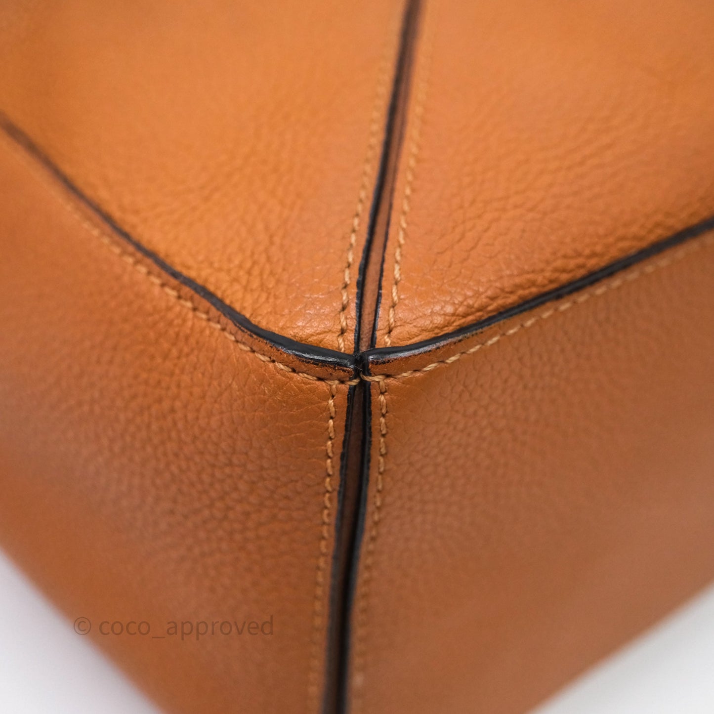 Loewe Small Puzzle Bag Tan Calfskin