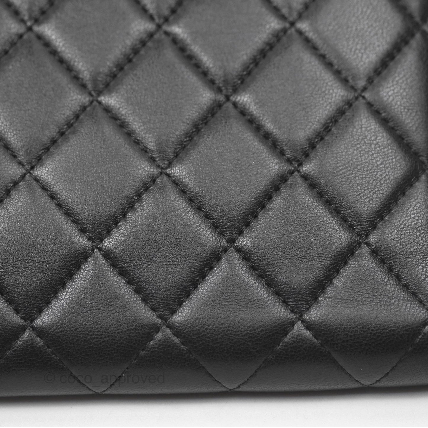 Chanel Zip Around Organiser Wallet Black Lambskin Gold Hardware