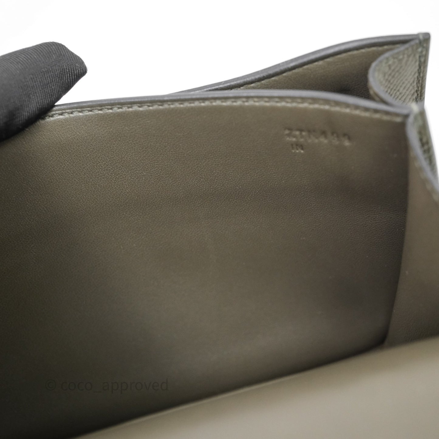 Hermès Constance Mini 18cm Vert de Gris C6 Epsom Gold Hardware