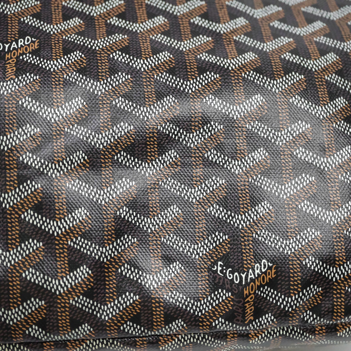 Goyard St Louis Tote PM Tan Black