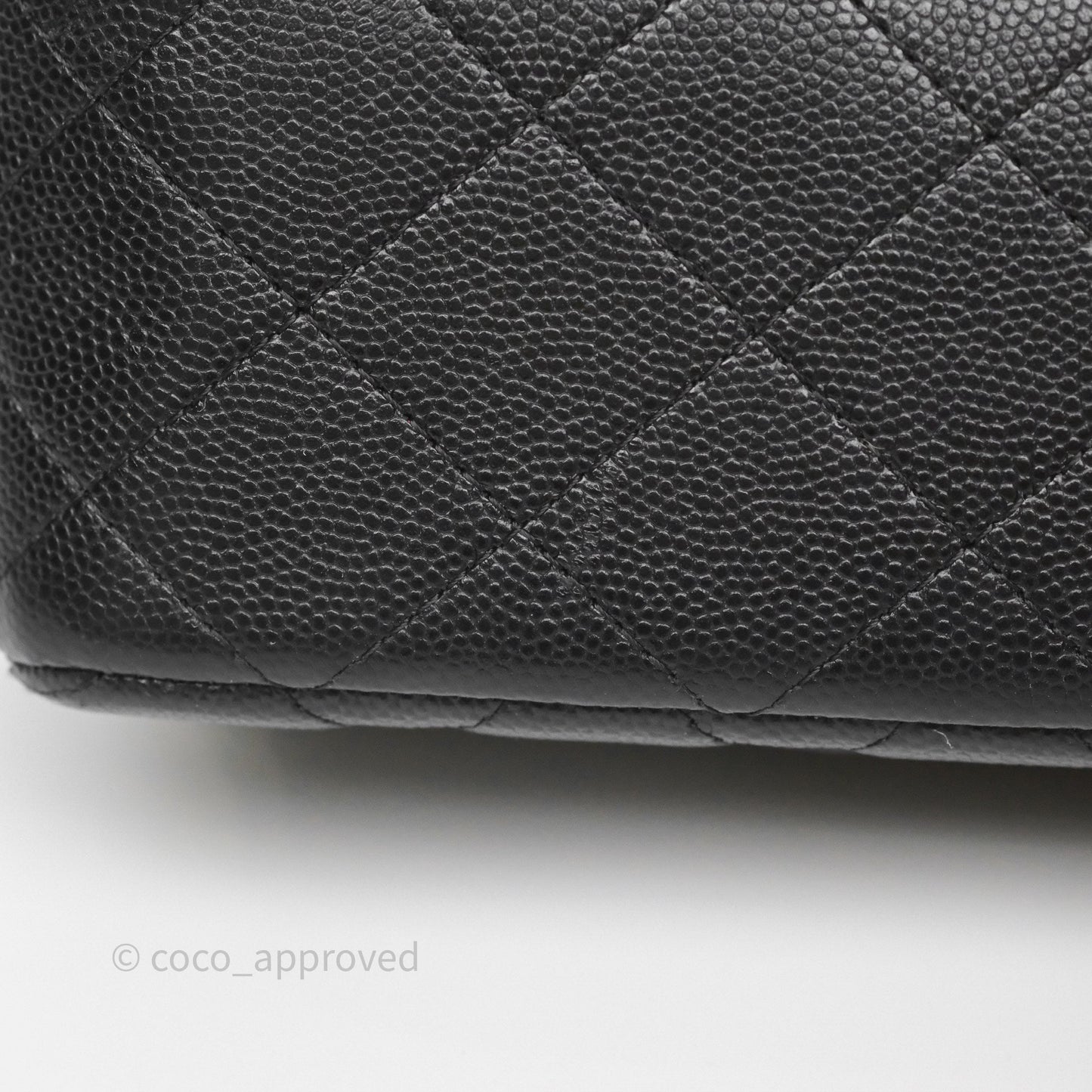 Chanel Mini Rectangular Quilted Black Caviar Gold Hardware
